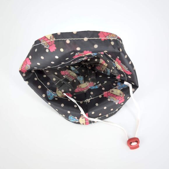 Unbranded Black & White Polka Dot Raincoat Rain Jacket / Mac for 18" Dolls - GUC - Picture 9 of 9